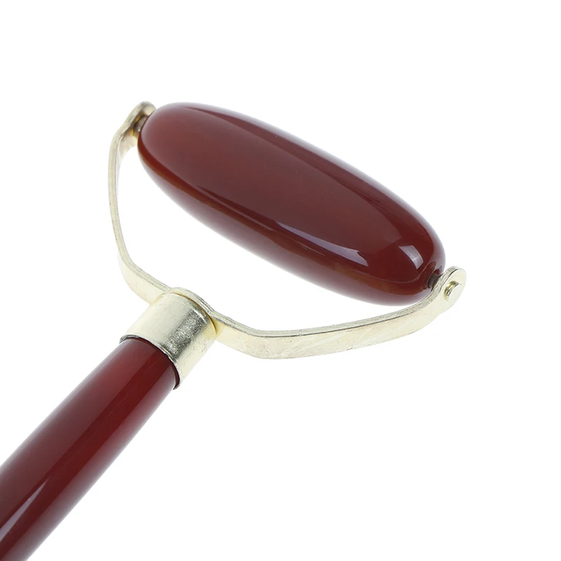 Массажный ролик нефритовый Агат натуральный инструмент для красоты нефрит