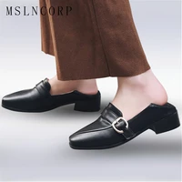 plus size 34 43 fashion spring autumn vintage casual shoes loafers comfortable women soft loafers buckle ladies flats slip on