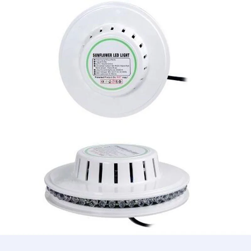 Светодиодный портативный лазерный сценический светильник UFO 9 Вт RGB 48 светодиодов