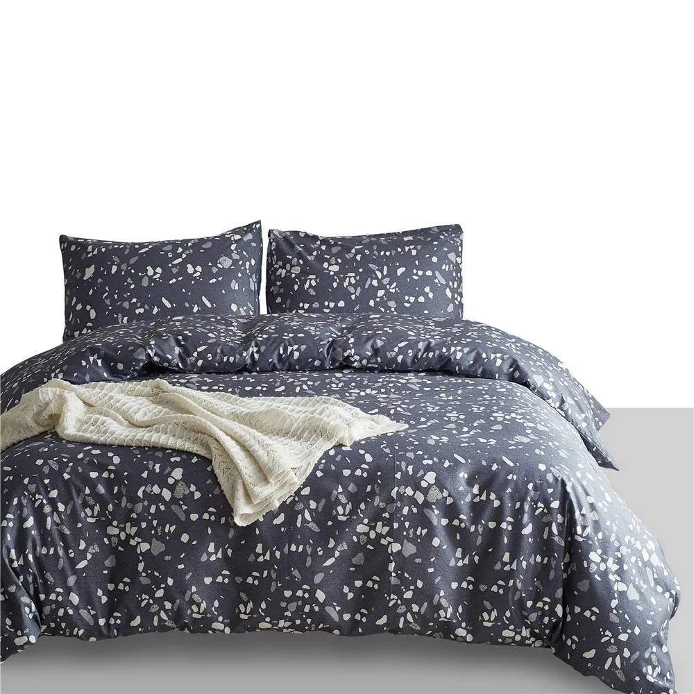 Белый с узором в горошек хлопковый комплект из 2/3 шт. домашний текстиль Комплекты