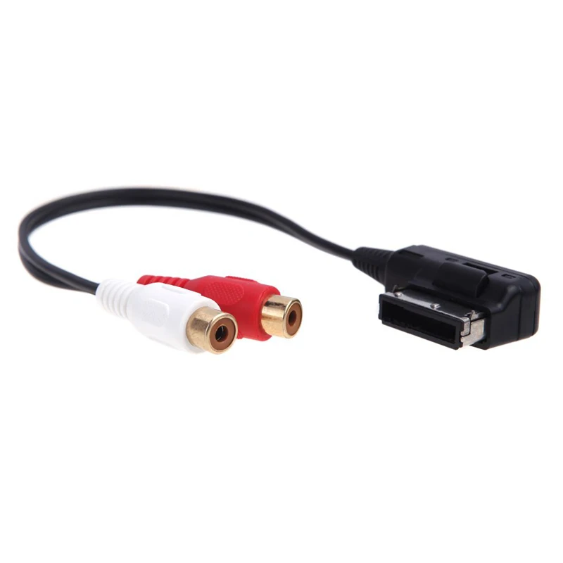 Biurlink автомобильный 2RCA AMI MMI музыкальный интерфейс аудио видео кабель адаптер к RCA