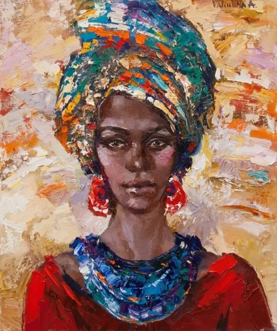 

Handmade Modern Abstract woman portrait knife canvas oil painting wall Decorative hand painting Sexy lady pictures
