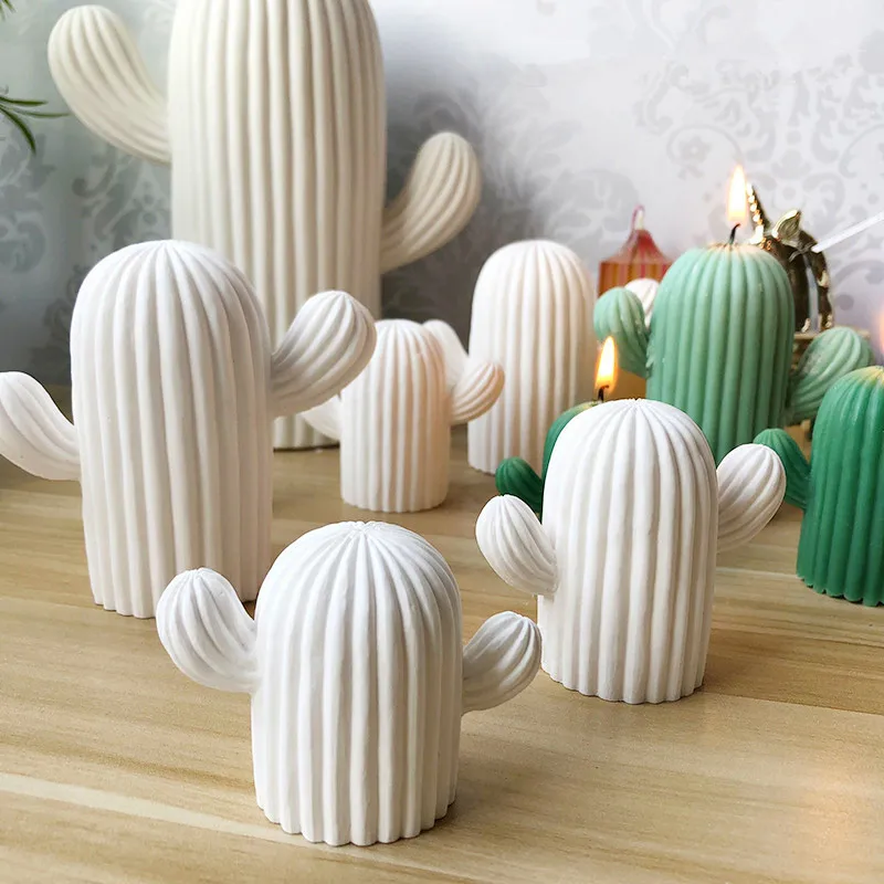 3D кактус Силиконовые свечи формы для мыла декоративные растения гипсовая форма