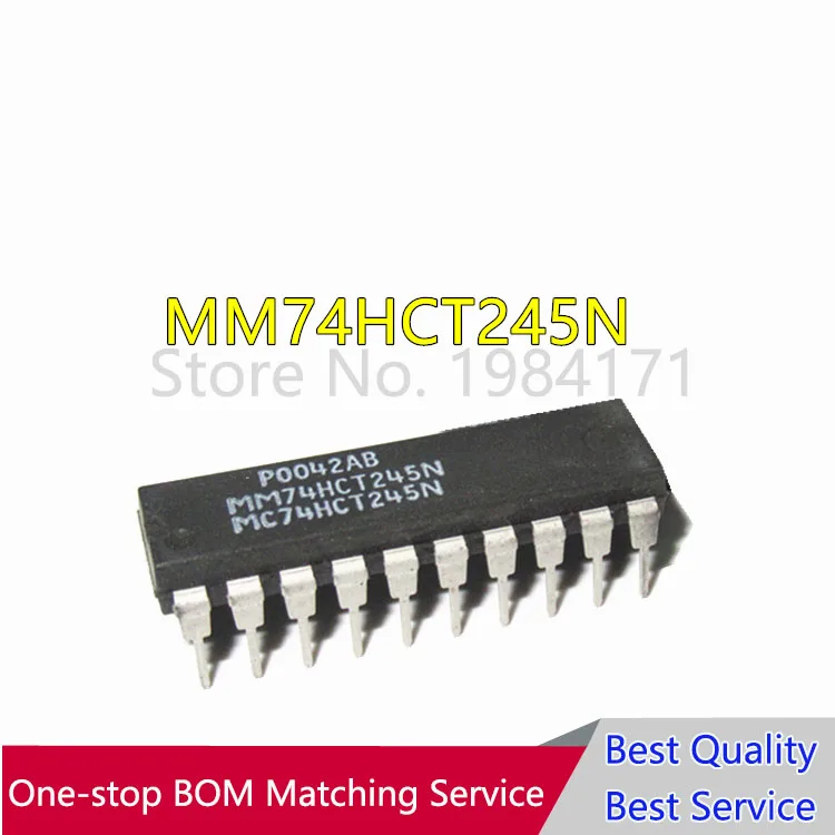10 шт. MM74HCT245N SN74HCT245N 74HCT245 DIP 20 оригинальный в наличии Восьмиядерный 3 STATE