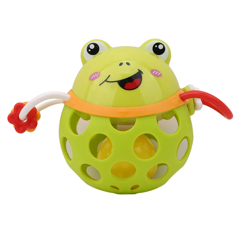 Мягкие резиновые полые детские погремушки мультфильм животное шарик грызунок