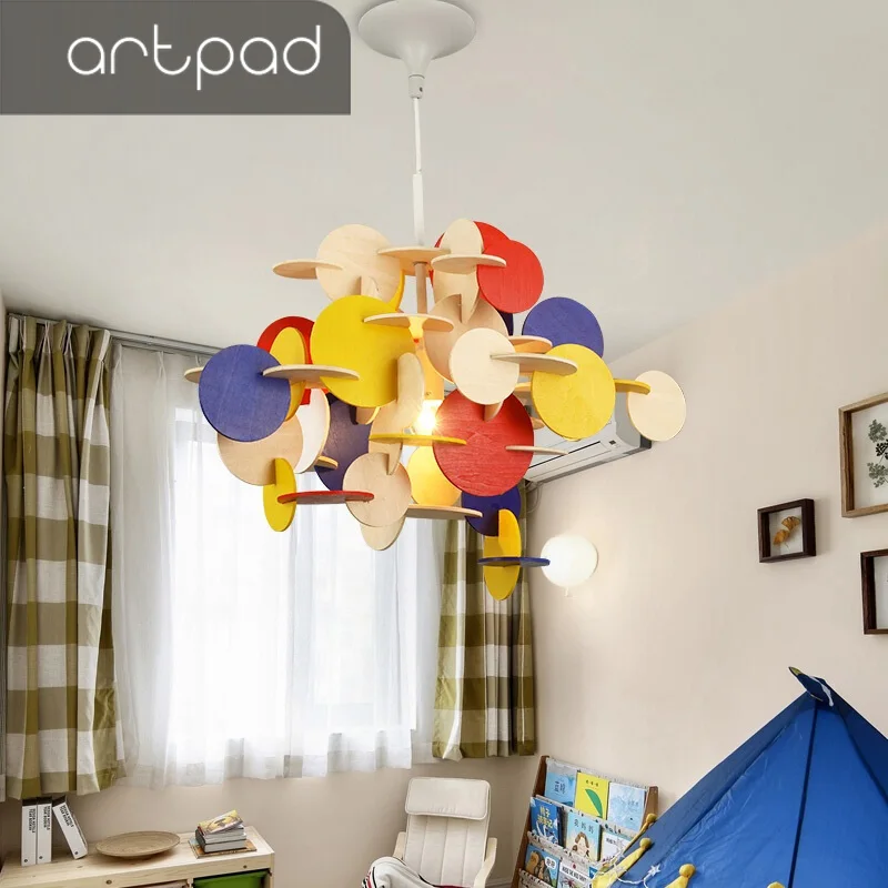 Креативные строительные блоки Artpad сделай сам красочная Подвесная лампа для