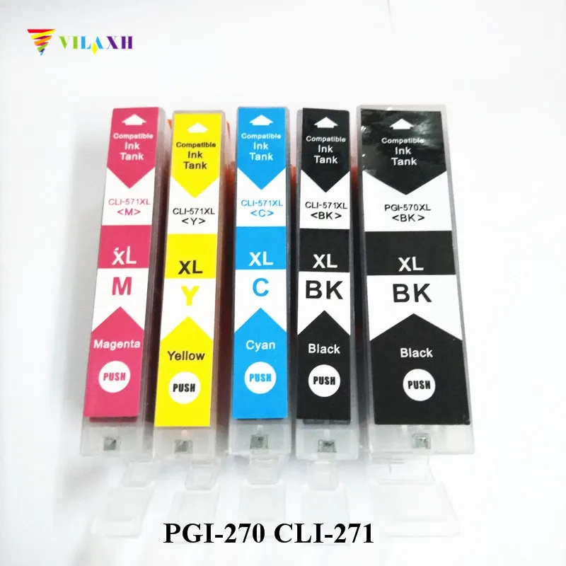 Vilaxh PGI 270 CLI 271 картридж для Canon PGI270 PIXMA TS6020 TS5020 MG5720 MG5721 MG5722 MG6820 MG6821 MG6822|Чернильные