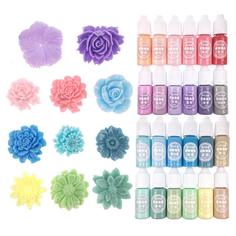 

UV Resin Glue Pigment Color Liquid Dye Quick Drying For DIY Jewelry Making Crafts HSJ88