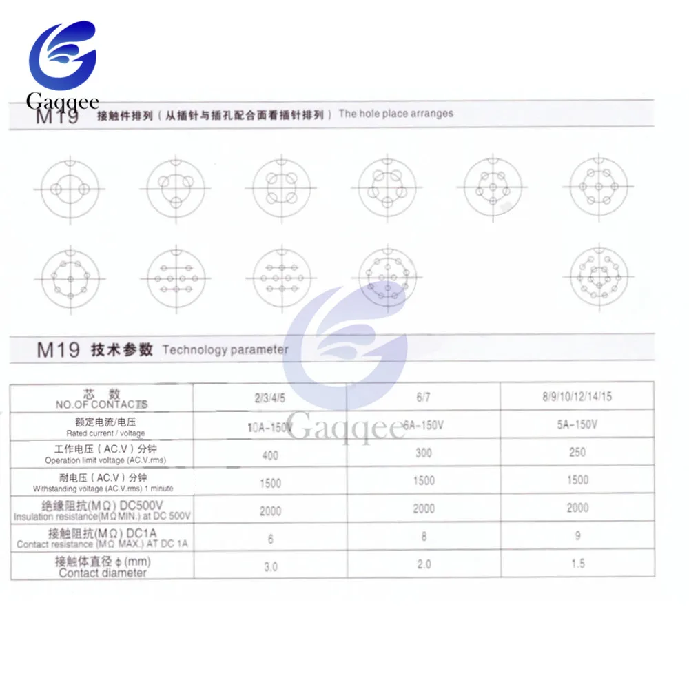 1 комплект GX20 2/3/4/5/6/7/8/9/10/12/14/15 контактный штырьковый разъем Папа мама круглый