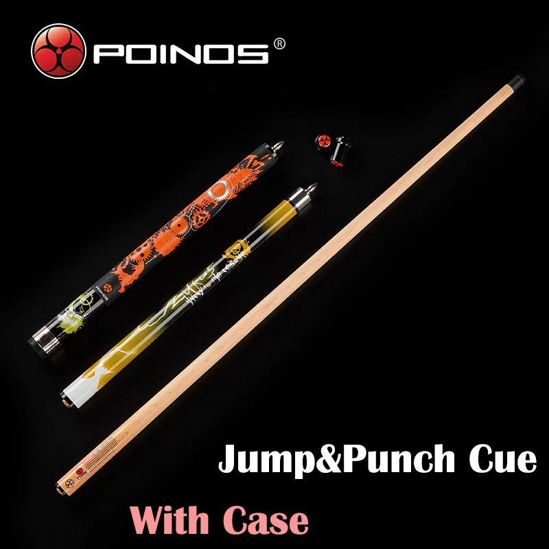 2018 Новый POINOS Punch &amp Jump Cue с чехлом Break Stick 14 мм 147 см канадский клен 5A + деревянный