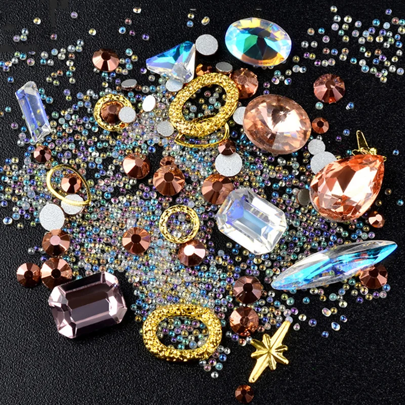 Профессиональный 3d инструмент для самостоятельного украшения ногтей цветные