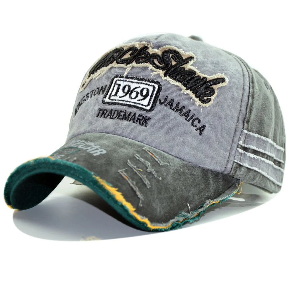 Винтажная промытая хлопковая бейсболка для мужчин и женщин Повседневная Кепка с