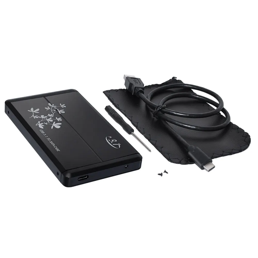 Внешний корпус из алюминиевого сплава 2. 5 дюймов Тип C SATA HDD коробка для ноутбука