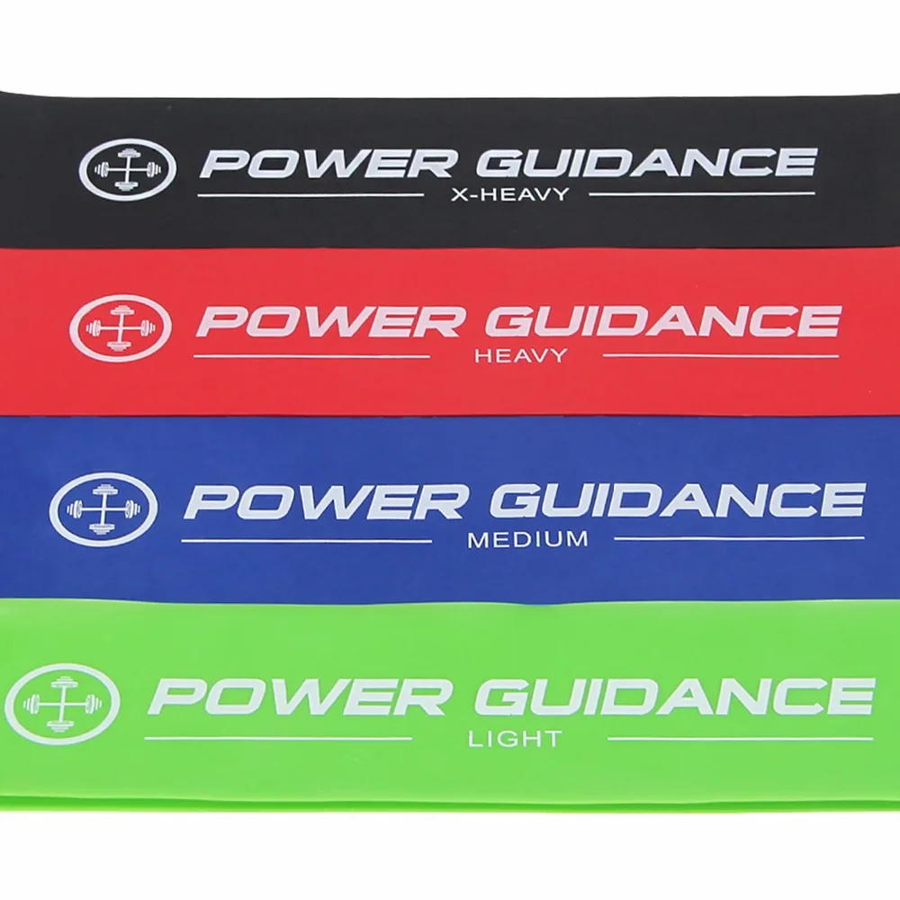 Power Guidance латексные резистивные ленты для фитнеса набор-Йога упражнения спортивный ремешок для ног и рук-сумка для переноски