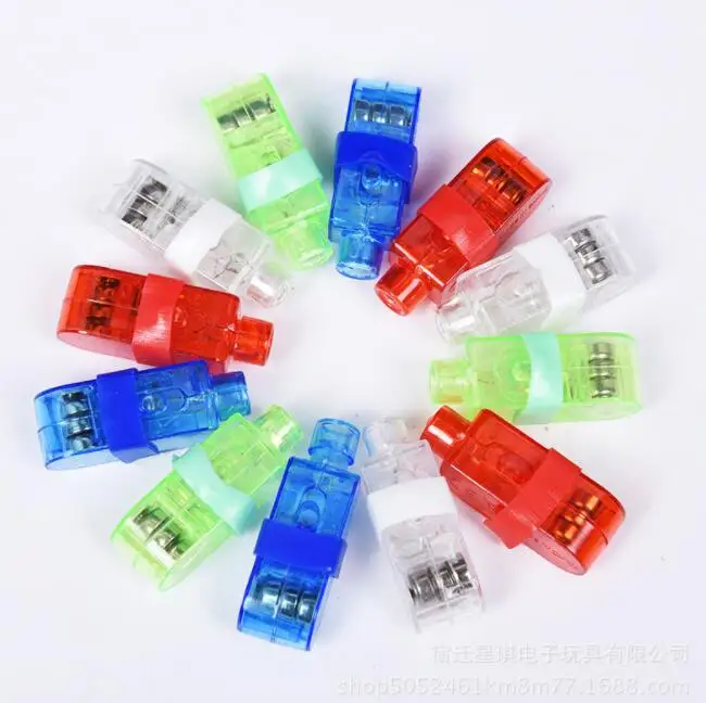 32 шт./лот светодиодное кольцо на палец лазерный луч фонарик воздушный шар светло