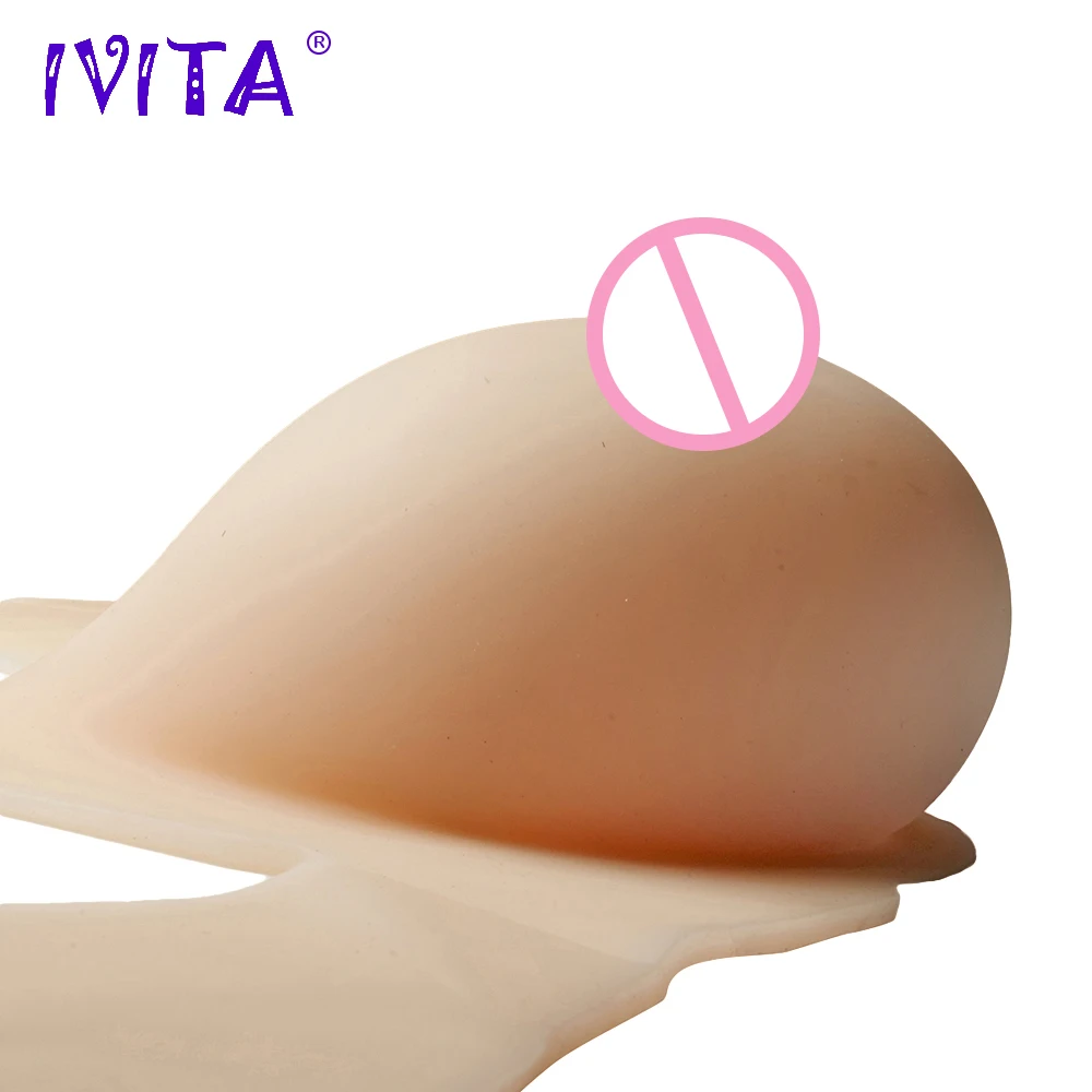 Искусственная силиконовая грудь IVITA 3200 г Реалистичная огромная для телефона