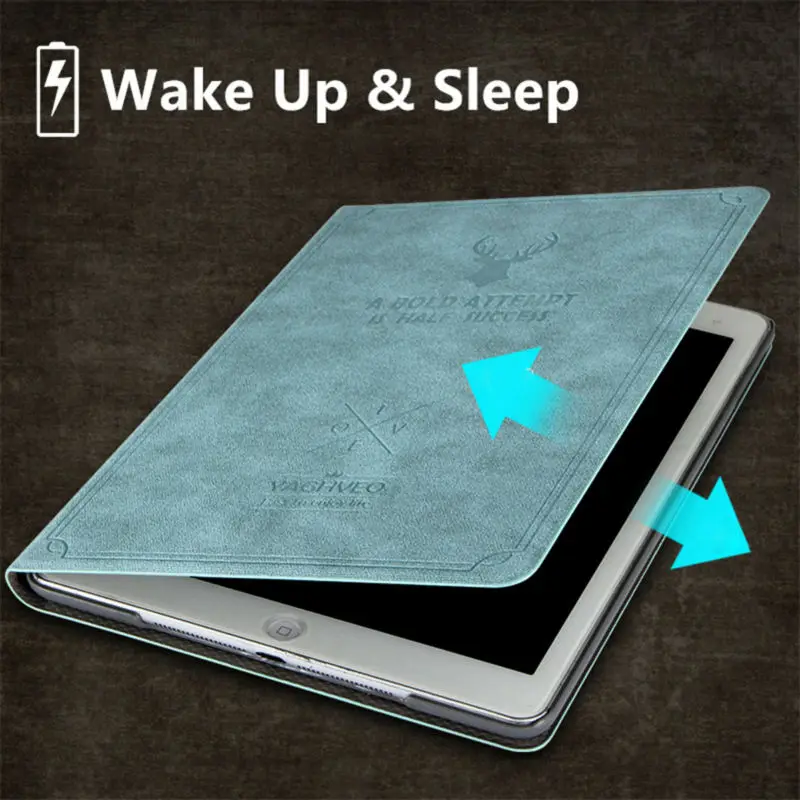Case for iPad Pro 9.7 Leather Cover 2 3 4 Original Deer Smart Stand Wake&ampSleep Cute Luxury Brand | Компьютеры и офис