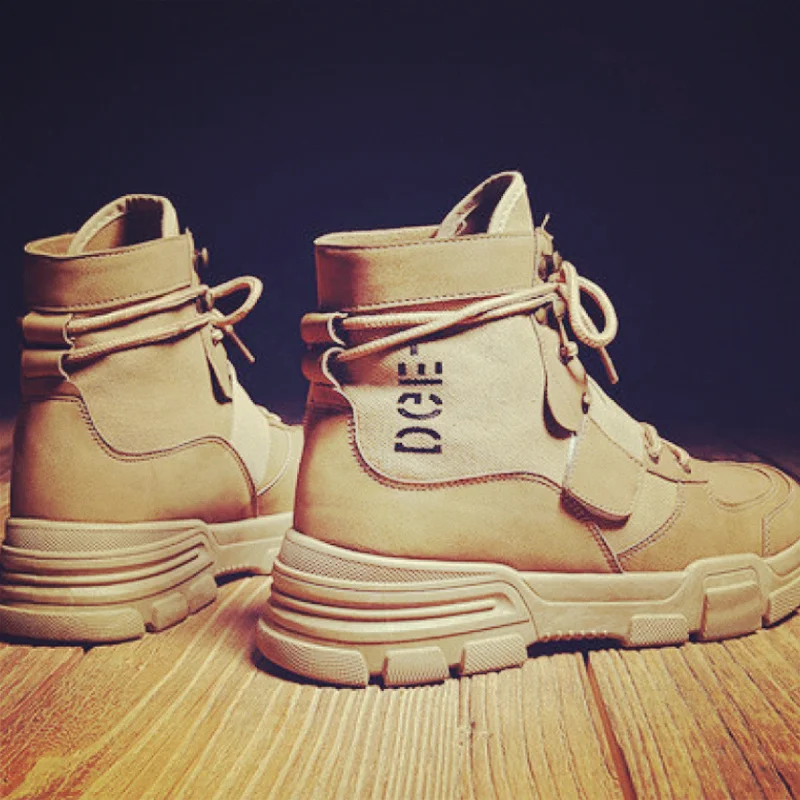 Высококачественные модные зимние мужские Ботинки Martin теплые рабочие ботинки на