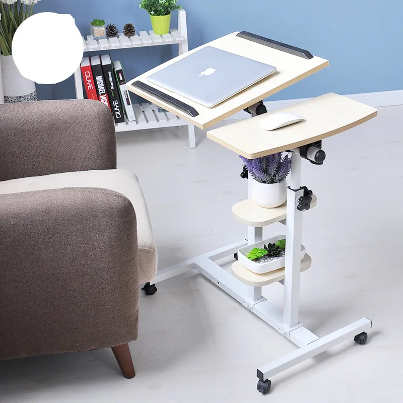 Movable folding laptop desk bedside lazy computer 