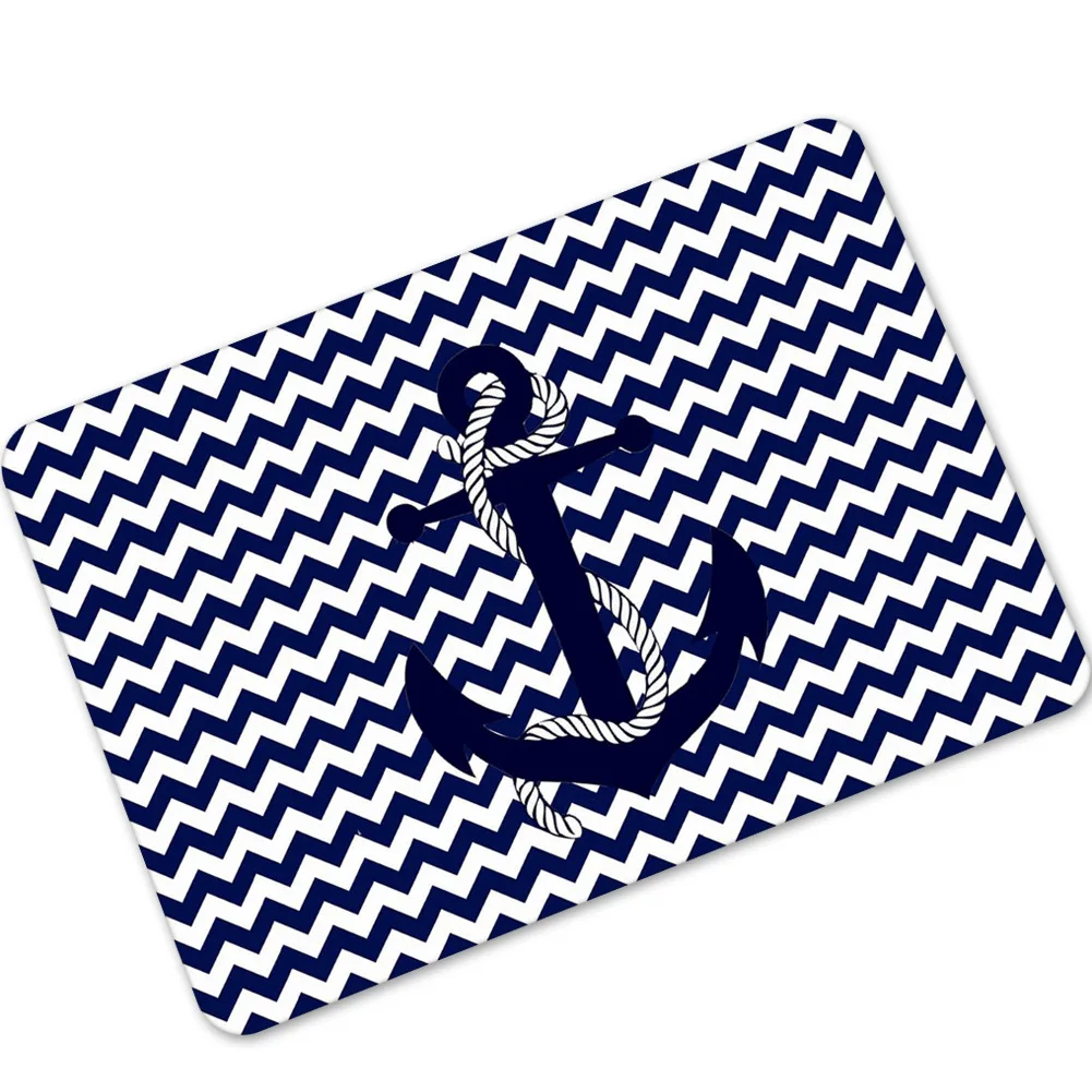 Якорь резиновые нескользкая подошва Коврики коврик для входа Добро пожаловать