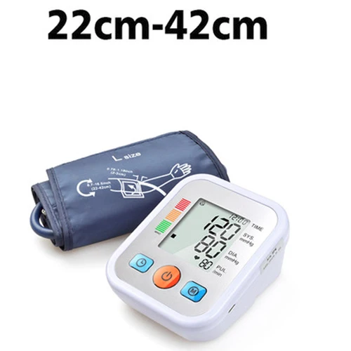 large cuff 22-42cm ELERA цифровой ЖК-монитор артериального давления тенсиометрический Автоматический Сфигмоманометр измеритель артериального давления цифровой тонометр - Цвет: large cuff 22-42cm
