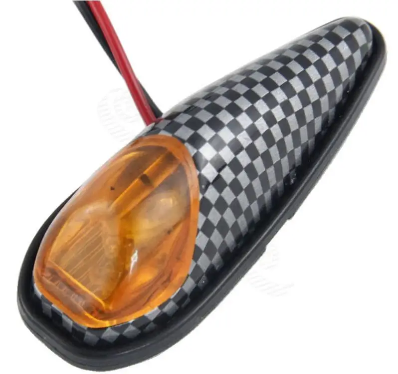 2 шт. 12 В Универсальный мотоциклетный указатель поворота бокового зеркала