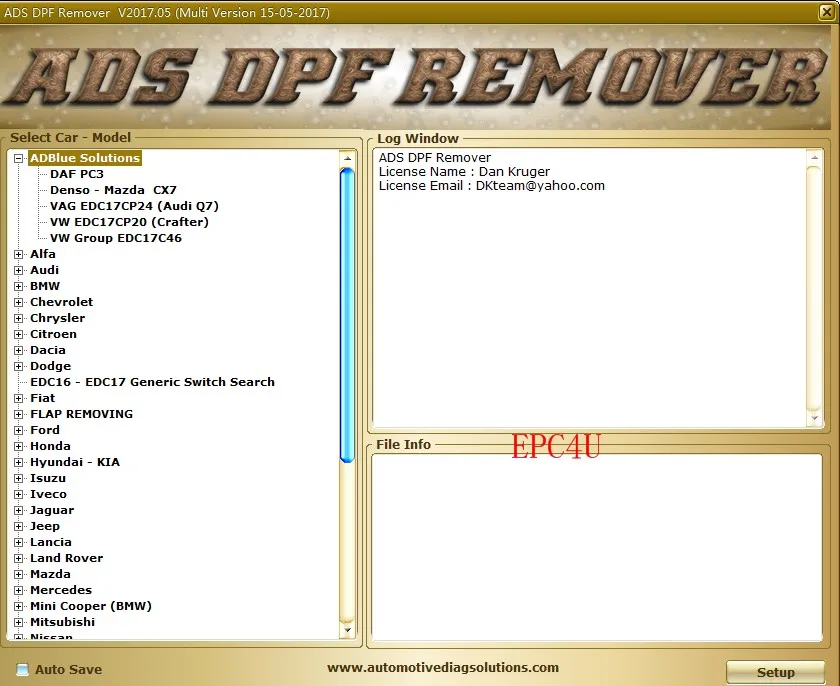 DPF EGR Lambda Remover [05 2017] |