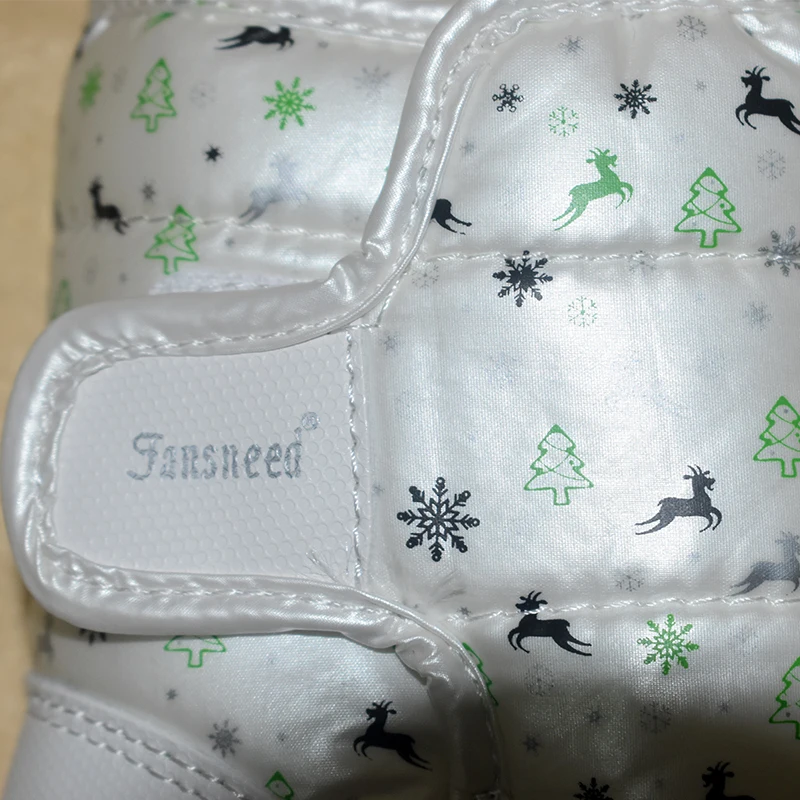 Fansneed/Детские зимние сапоги для девочек из чистой шерсти теплые непромокаемая