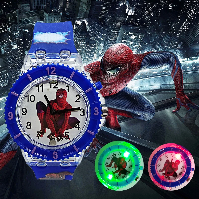 Модные детские часы со светодиодной подсветкой и музыкой с изображением