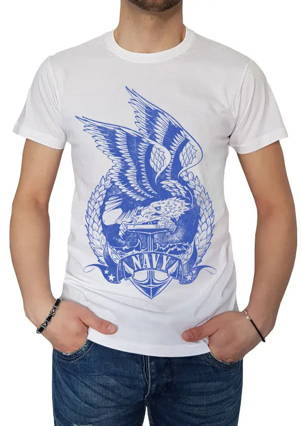 Fm10 футболка homme человек Bleu морской bateau encore aigle винтажные Кадо летняя бренд Фитнес