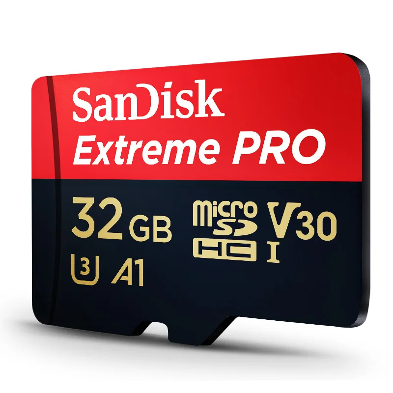 32 Гб Двойной Флеш-накопитель SanDisk Extreme PRO TF/микро SD карты 128 ГБ 256 ГБ 64 Гб скорость 170 МБ/с. слот для карт памяти U3 100 МБ/с. 32 Гб телефон Камера 4K видео Запись - Емкость: 32 Гб