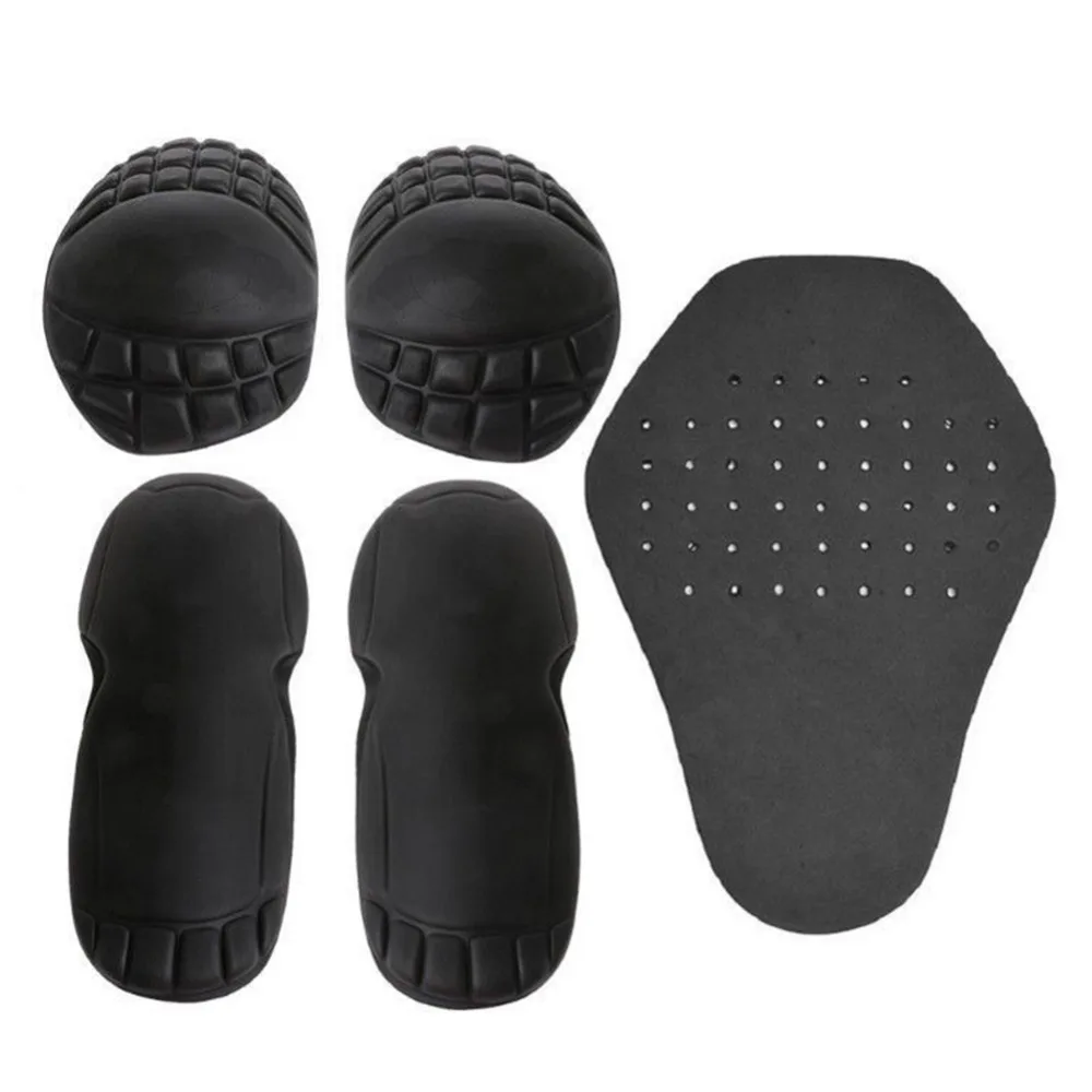 5PCS Removable EVA Riding Shoulder Elbow Back Protectors Pads Set Motorcycle Protection Clothing Racing Guard | Автомобили и