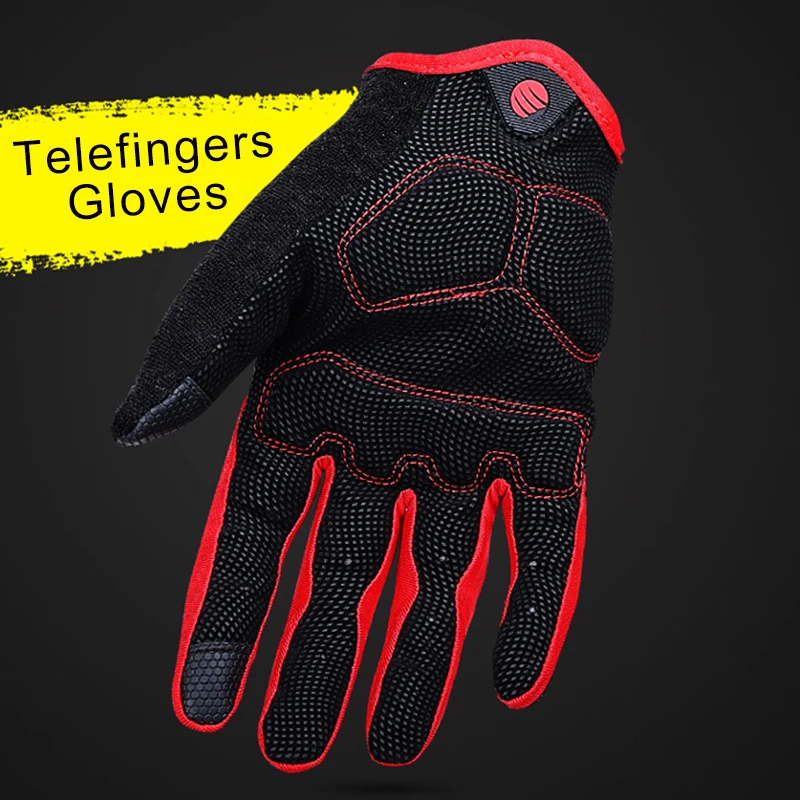 Велосипедные перчатки с пальцами зимние Осенние противоударные велосипедные