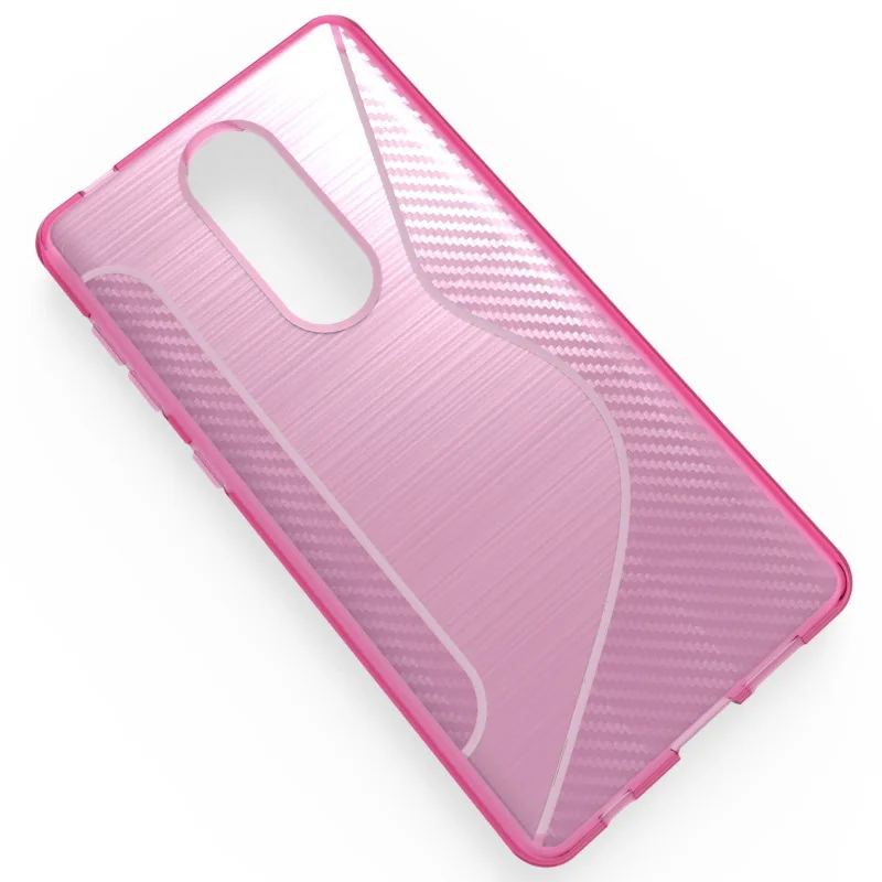 S LINE Skid-proof Soft TPU Silicone protective Case Cover for Nokia 7 C1 |