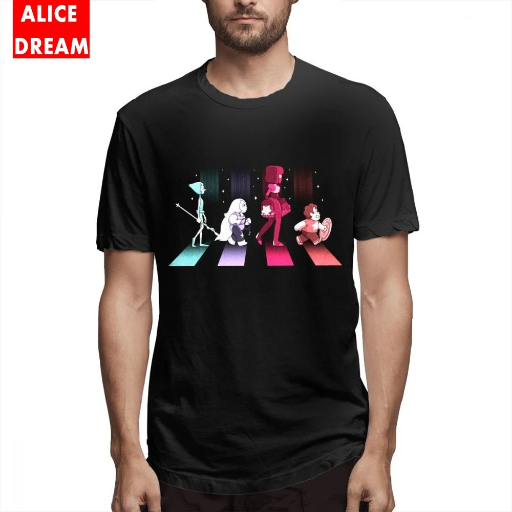 Мужская футболка Steven Universe черная хлопковая Футболка в стиле хип хоп BONADIAO Camiseta Zach