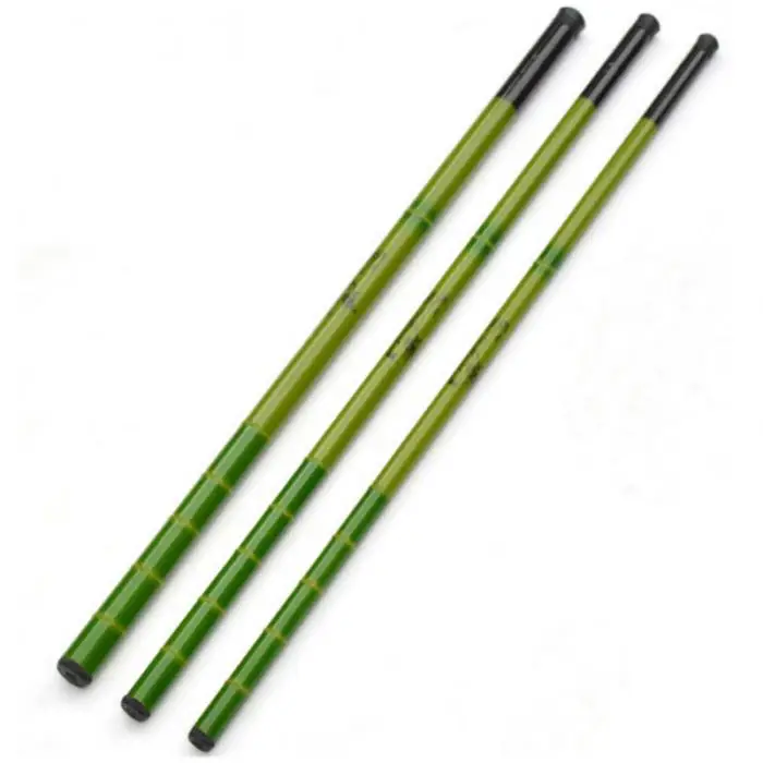 FRP Fishing Rod Super Hard Powerful Travel Fishing Tackle Imitation Bamboo Pattern Pole Rod WHShopping