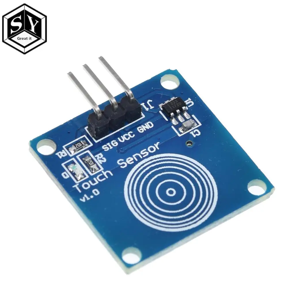 Цифровой сенсорный модуль TTP223B 1 шт. емкостный выключатель для Arduin blue/Мы являемся