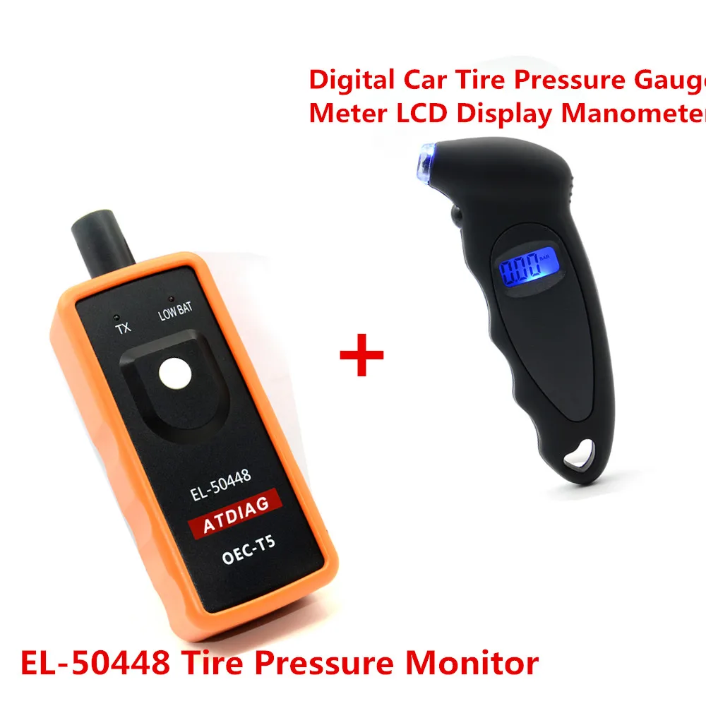 as pciture EL50448 датчик давления в шинах и тестер тормозной жидкости 2in1TPMS EL-50448 инструментов для G-M серии OBD 2 автомобиля - Цвет: as pciture