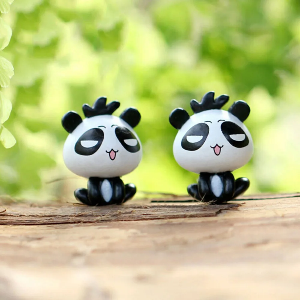 1 шт. Новое поступление сказочные Миниатюрные Мини панды гномы моховые