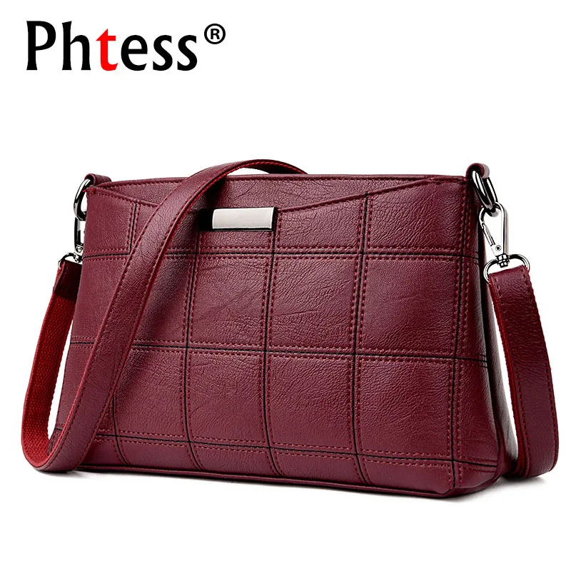 Женские кожаные винтажные сумки через плечо в стиле ретро 2019 | Багаж и