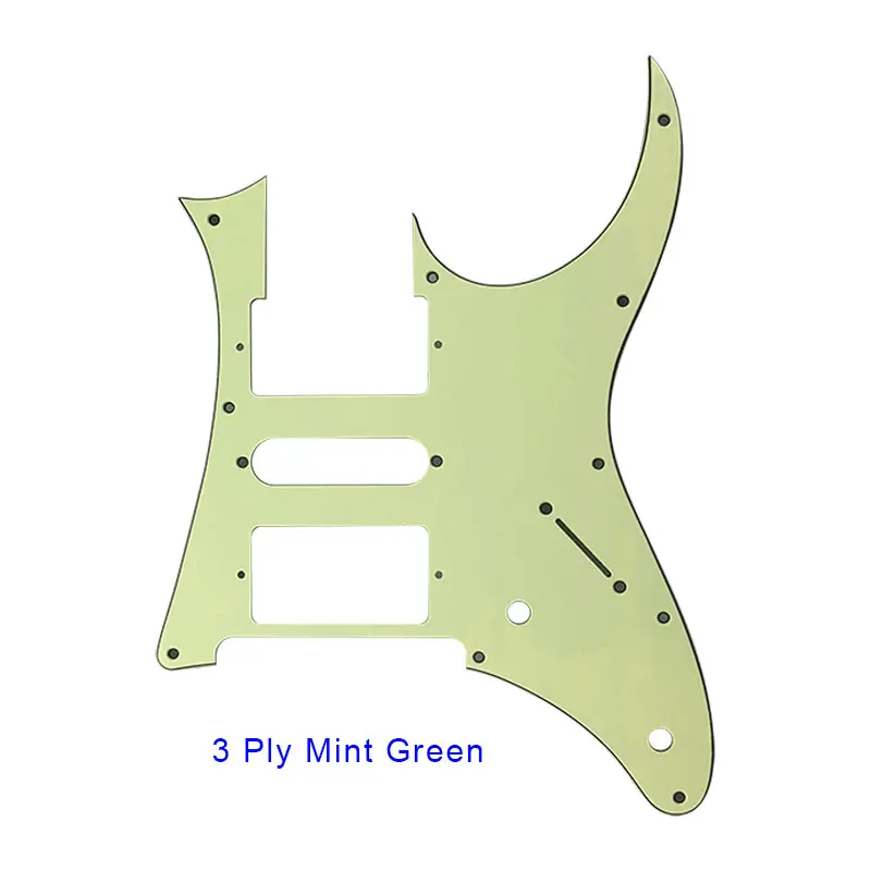 Pleroo Отличное качество запчасти для электрогитары-для MIJ Ibanez RG350 EXZ гитары накладку Humbucker HSH пикап царапины пластины - Цвет: 3Ply Mint Green