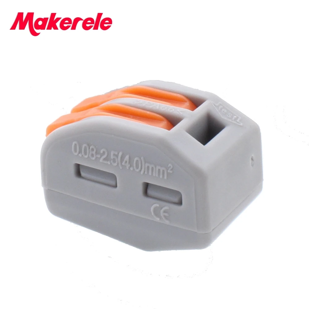 Универсальный Компактный проводной разъем Makerele 222 412 (PCT212) 10 шт. 2 контактных