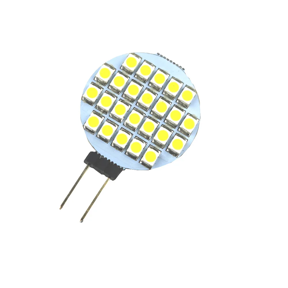 Светодиодная лампа G4 4 Вт 3528 SMD светильник Кукуруза холодный белый теплый 12 в пост.