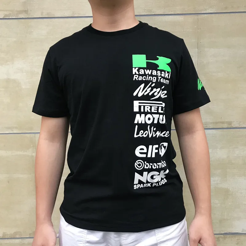Новинка футболка для KAWASAKI серия футболки moto gp мужские повседневные шорты Kawasaki