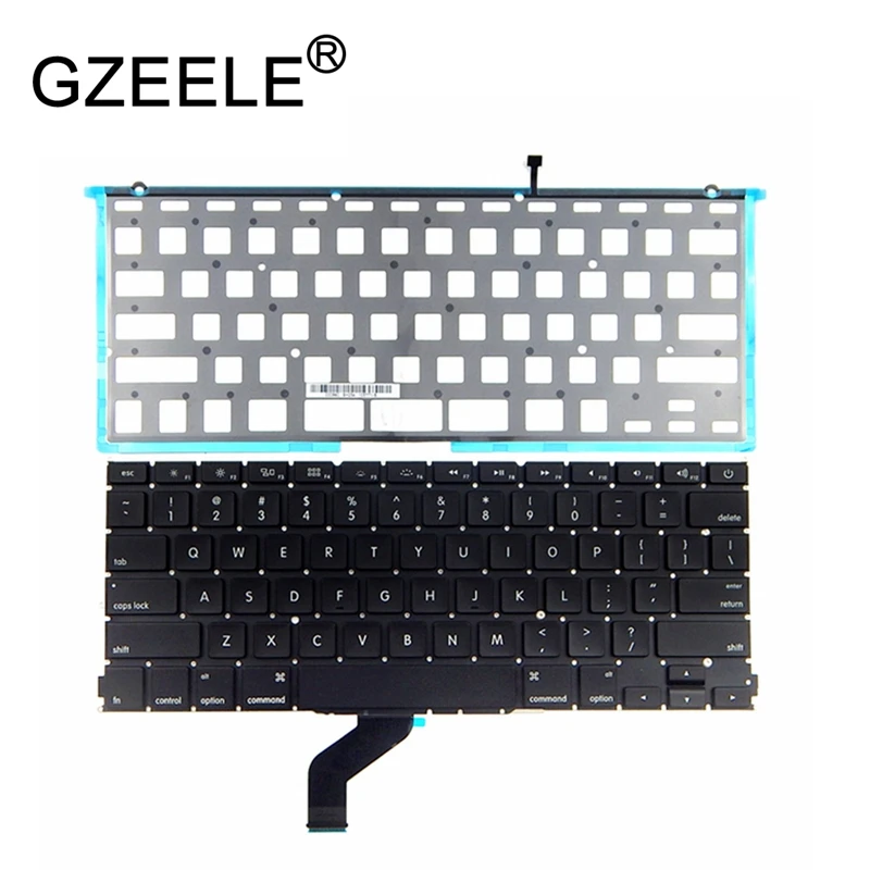 Новая клавиатура GZEELE с подсветкой для ноутбука Apple MacBook Pro Retina 13 дюймов A1425 версия