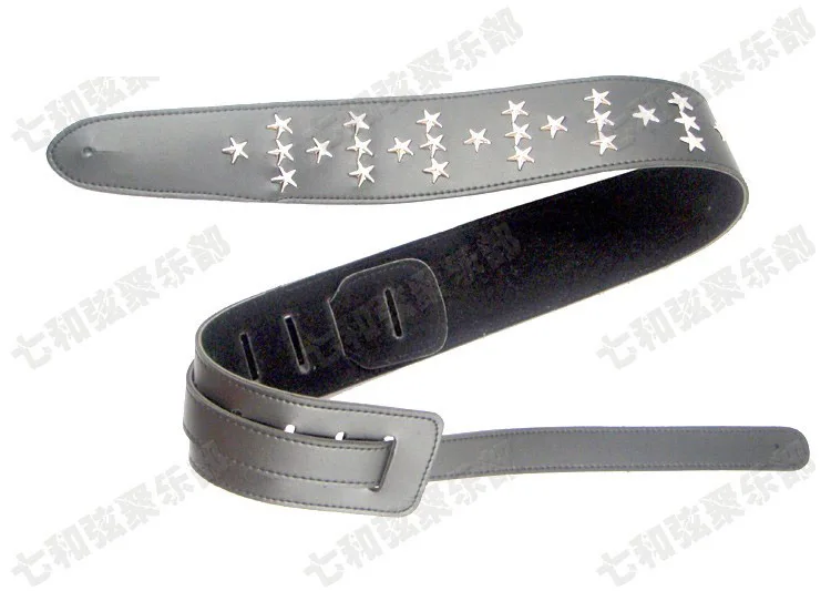 Черный и серебряный звезда заклепки панк кожа Регулируемая длина Удобная