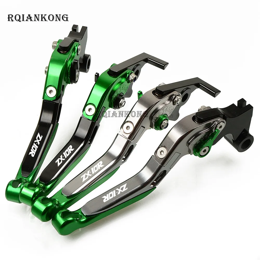 CNC мотоцикл сцепные рычаги для KAWASAKI ZX10R ZX 10R 10 R 2004 2005 Складные Выдвижные