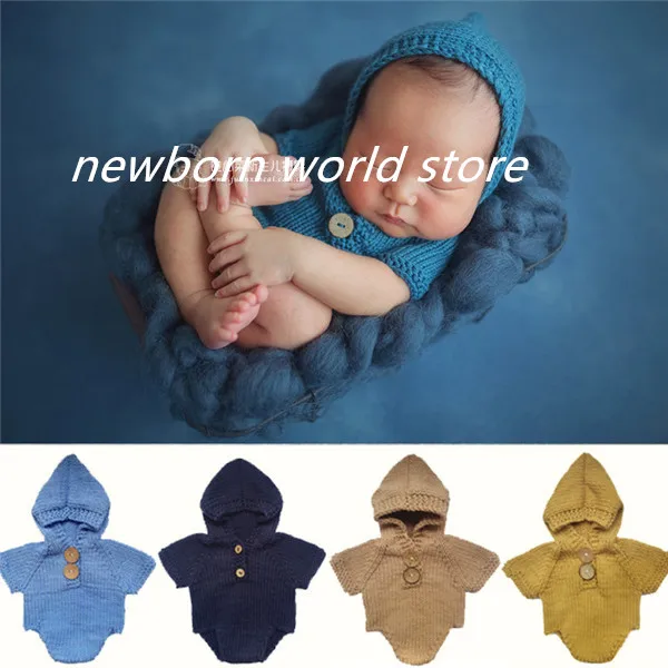 Одежда для фотосъемки новорожденных шерстяная одежда ручной работы |