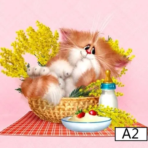 V772 Evershineалмазная вышивка кошки иконы 5D DIY алмазная живопись вышивка крестом картины стразами алмазная мозаика полная выкладка распродажа - Цвет: V772
