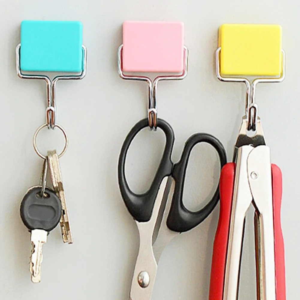 Lovely Candy Color Ultra-Powerful Super Strong Magnetic Hanger Hook Microwave Oven Kitchen Refrigerator Magnet #704 | Дом и сад
